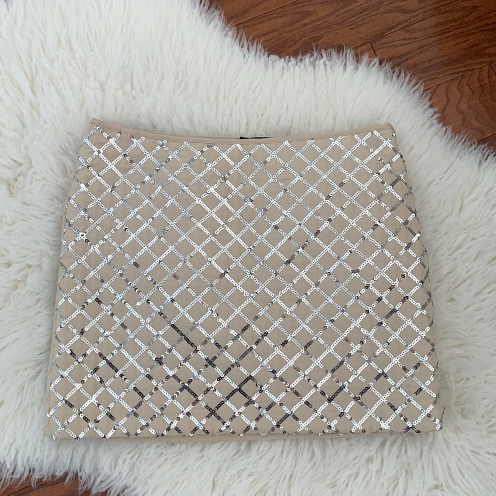 United Colors of Benetton mini sequined skirt